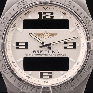 Breitling Aerospace Avantage Titanium Quartz Wristwatch Authentic
